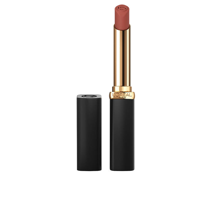 Brown powder-matte volumising lipstick tube, 26 g, Unisex