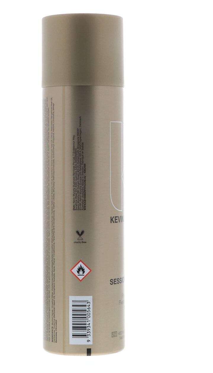 Tall aerosol bottle of high-hold hair spray for Unisex use, 400 ml
