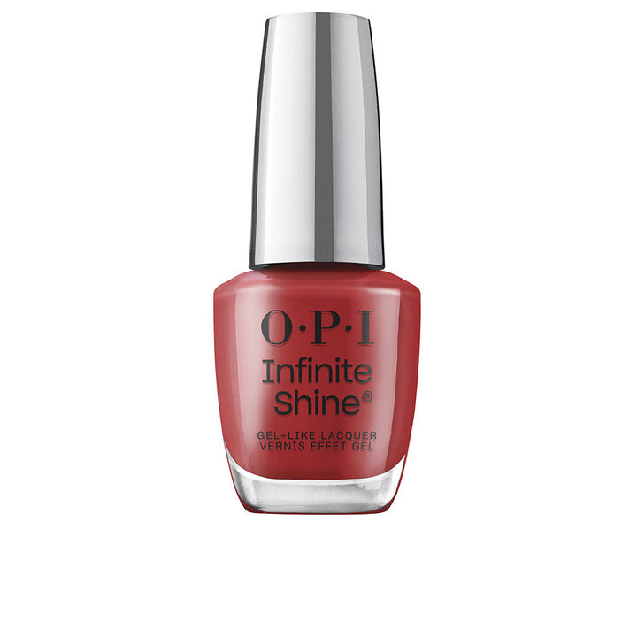 Single 15 ml bottle of Big Apple Red gel-effect nail lacquer with Pro Wide brush