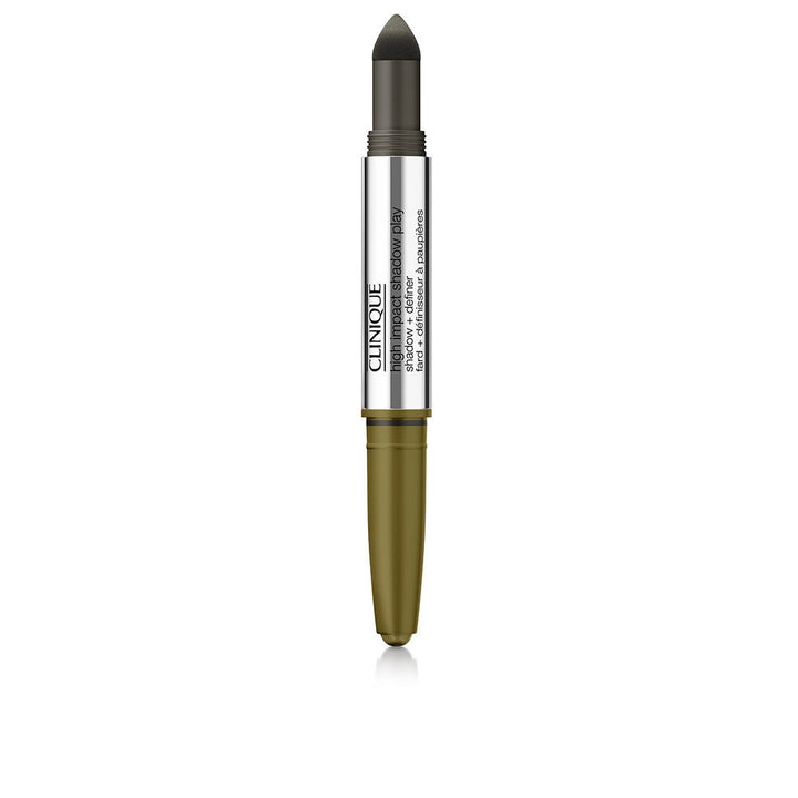 Dual-ended eye shadow stick, cream satin and powder tip, 4 ml, mixed green duo