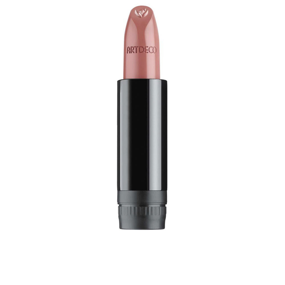 4 g creamy refill lipstick in gentle nude, satiny finish, reusable refill