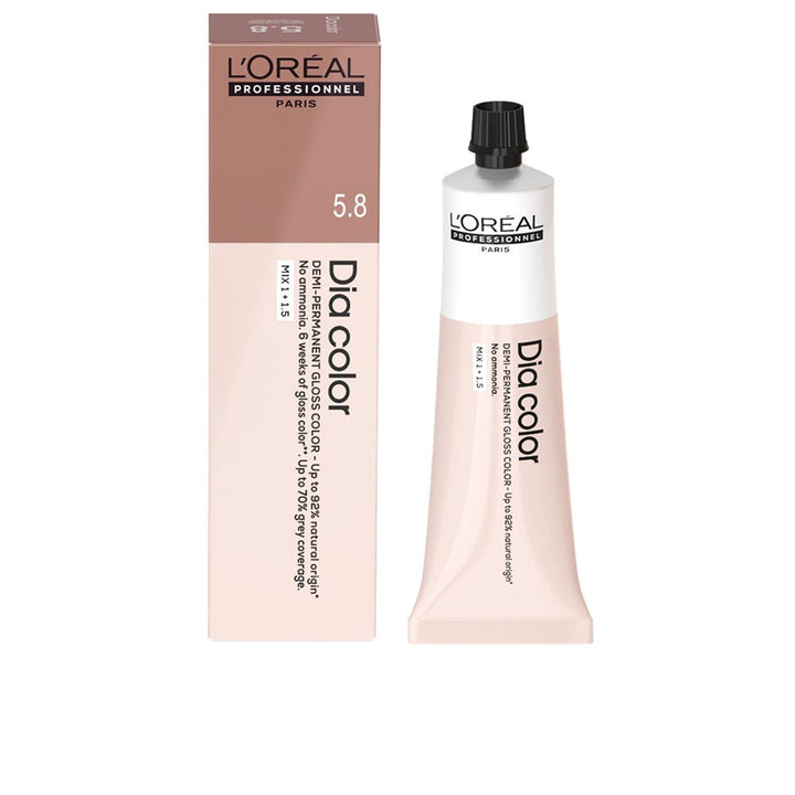 Tube of warm blonde semi‑permanent hair colour cream, 60 ml, cream texture