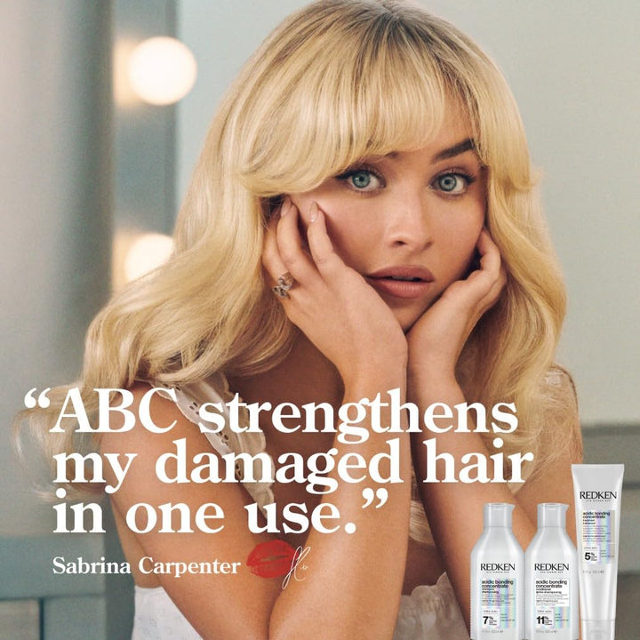 500 ml bottle of concentrated Acidic Bonding shampoo for dyed, damaged hair