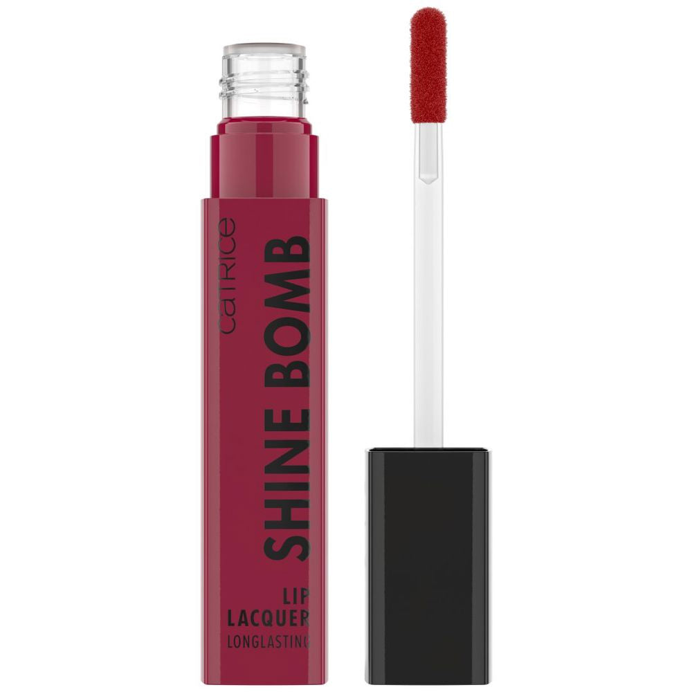 3 ml pale berry liquid lip lacquer in glossy finish, doe-foot applicator