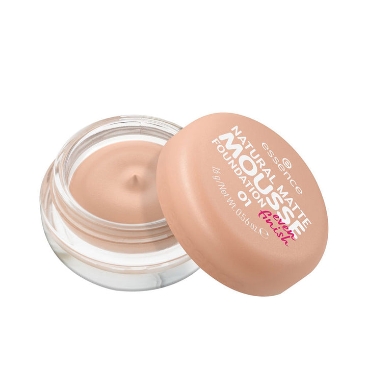 Compact mousse foundation pot, 16 g, natural matte shade, Unisex