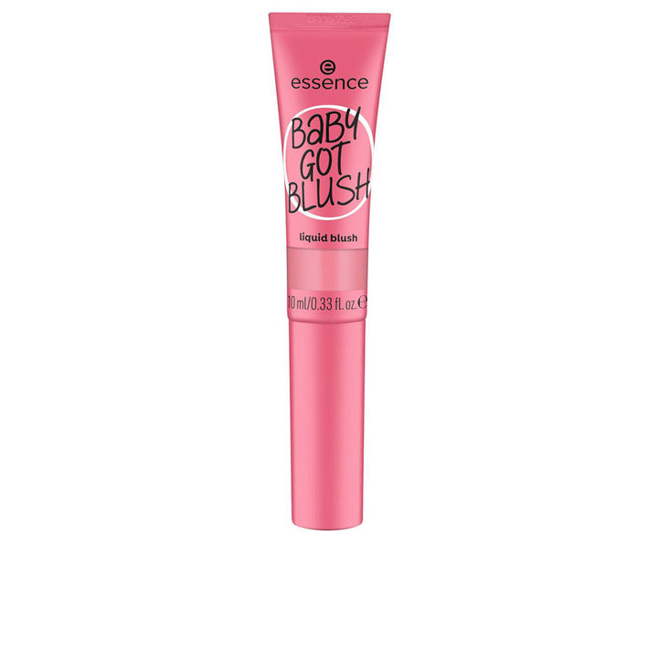 10 ml pink liquid blush with sponge applicator in compact tube