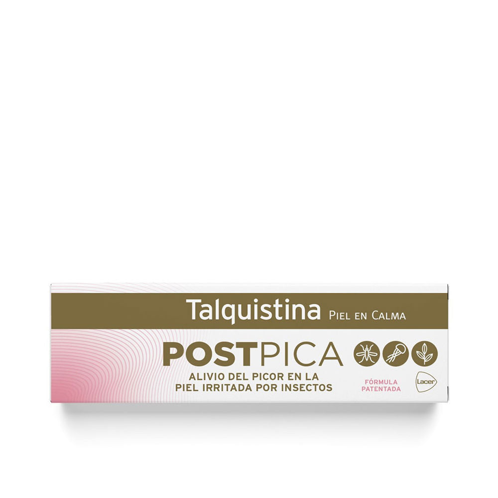 Tube of Talquistina PostPica soothing gel for insect bites