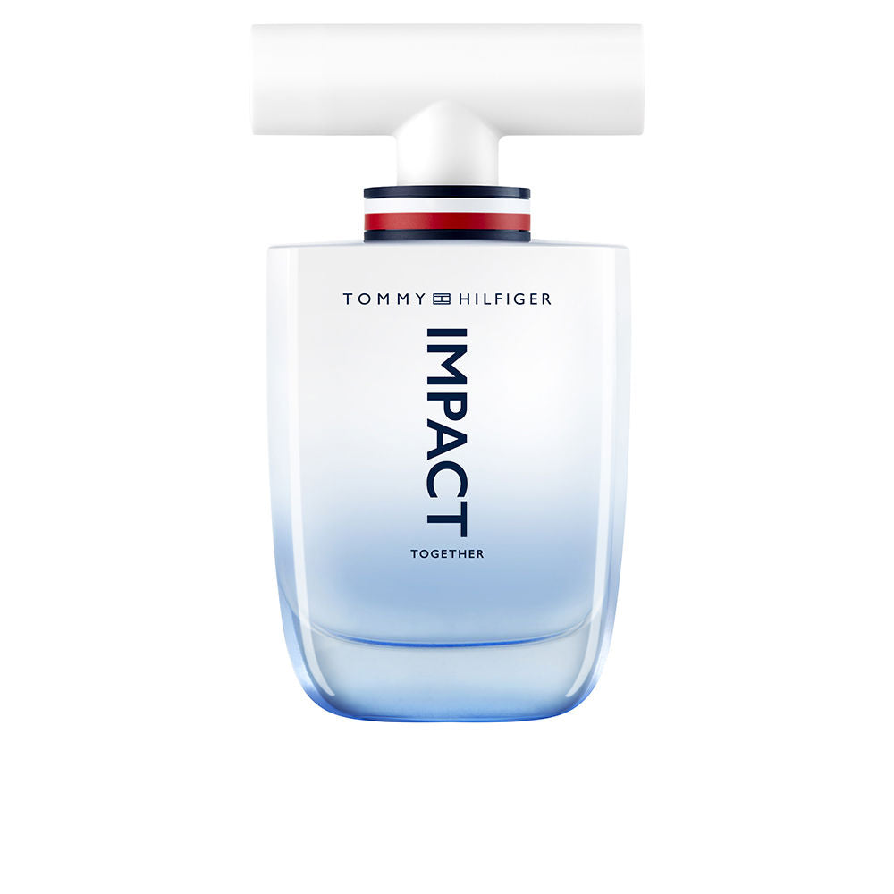 Tommy Hilfiger Impact Together men's eau de toilette bottle, modern designer fragrance