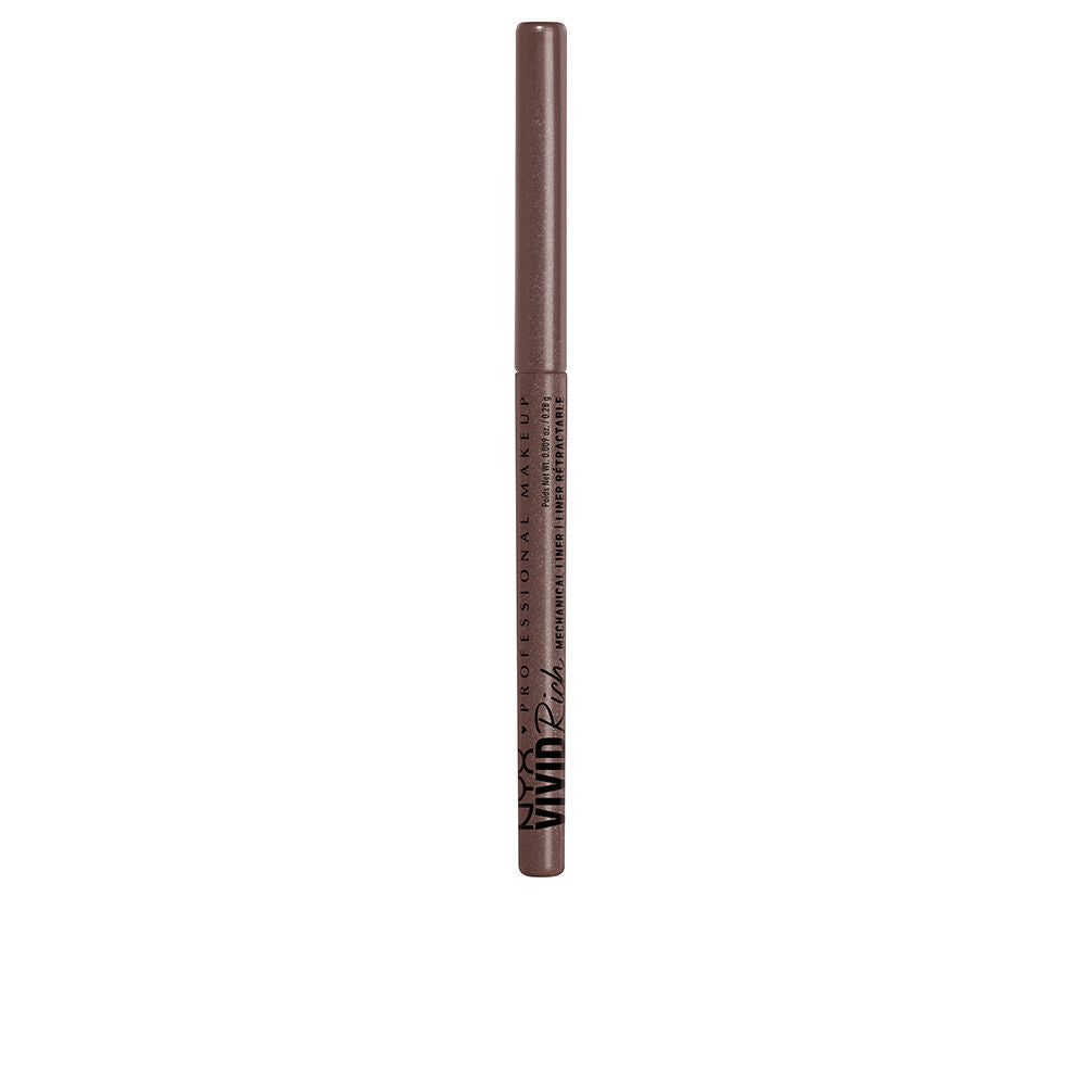 Slim automatic brown eyeliner pencil, 0.28 g, retractable tip