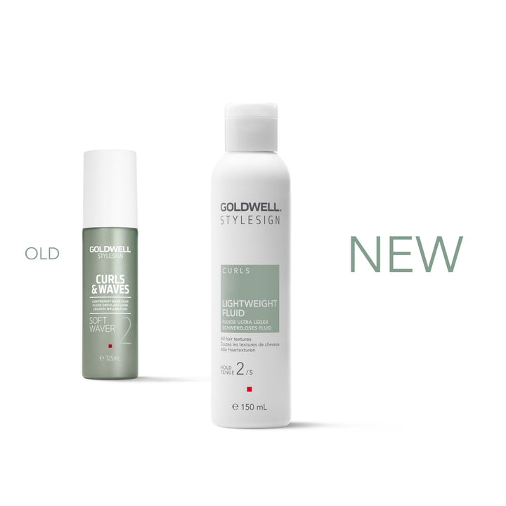 150 ml translucent bottle of lightweight curl-defining fluid for Unisex hair