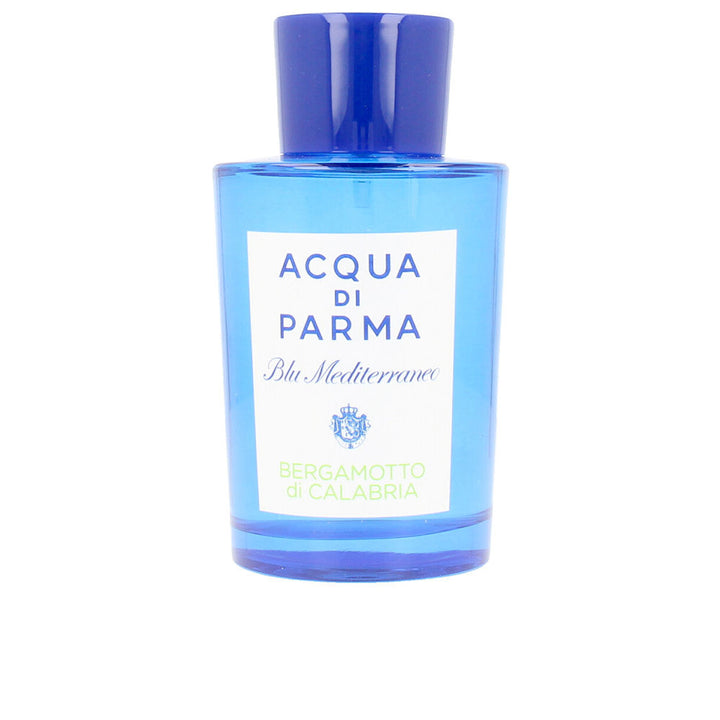 Blue glass bottle of Bergamot &amp; Cedar Eau de Toilette, 180 ml, Unisex