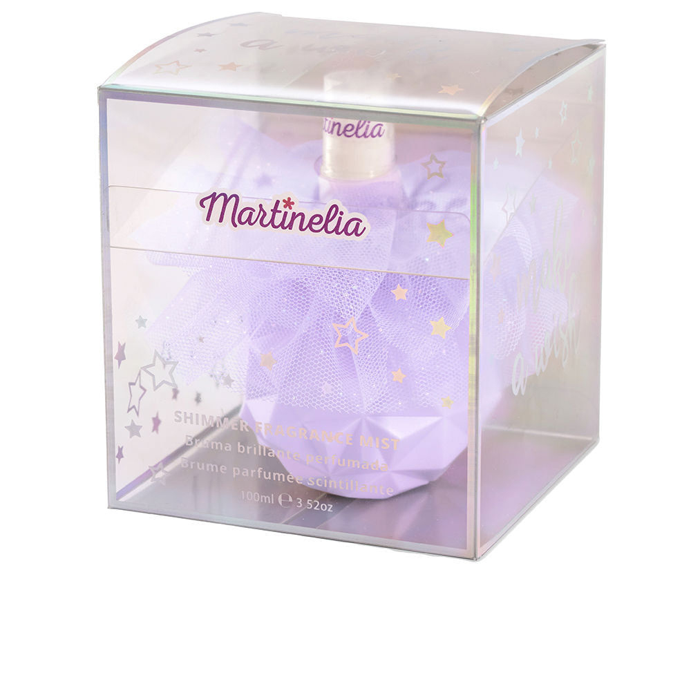 Lilac 100 ml shimmer fragrance mist bottle with spray, compact and portable