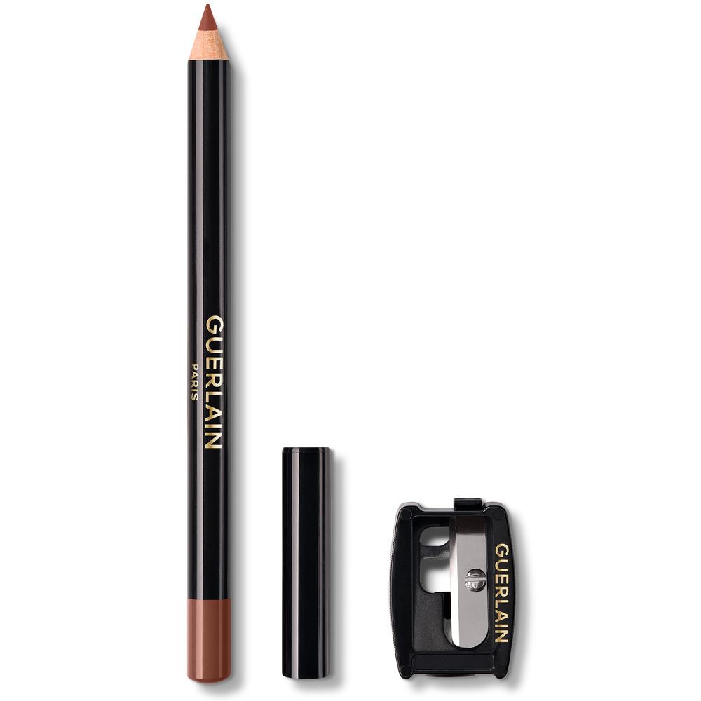 Slim lip liner pencil with integrated sharpener, beige shade, 1.2 g, Unisex