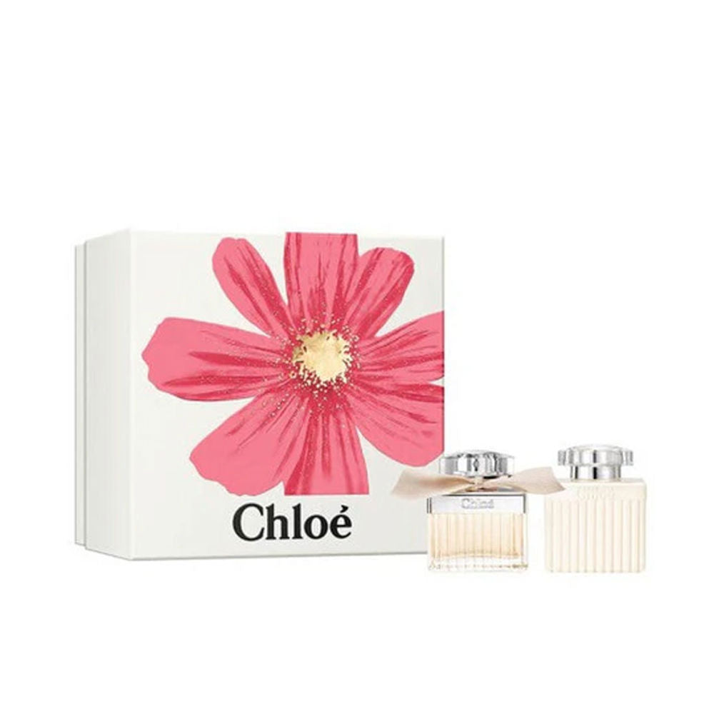 Bottle of floral oriental Eau de Parfum with peony and lychee notes, amber cedar base