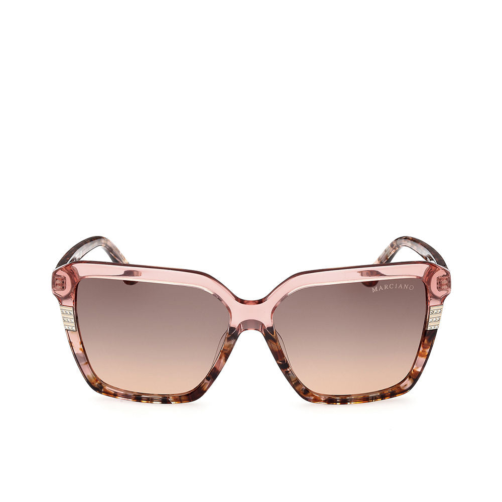 Square acetate sunglasses for Women with 58 mm lenses and 140 mm temples
