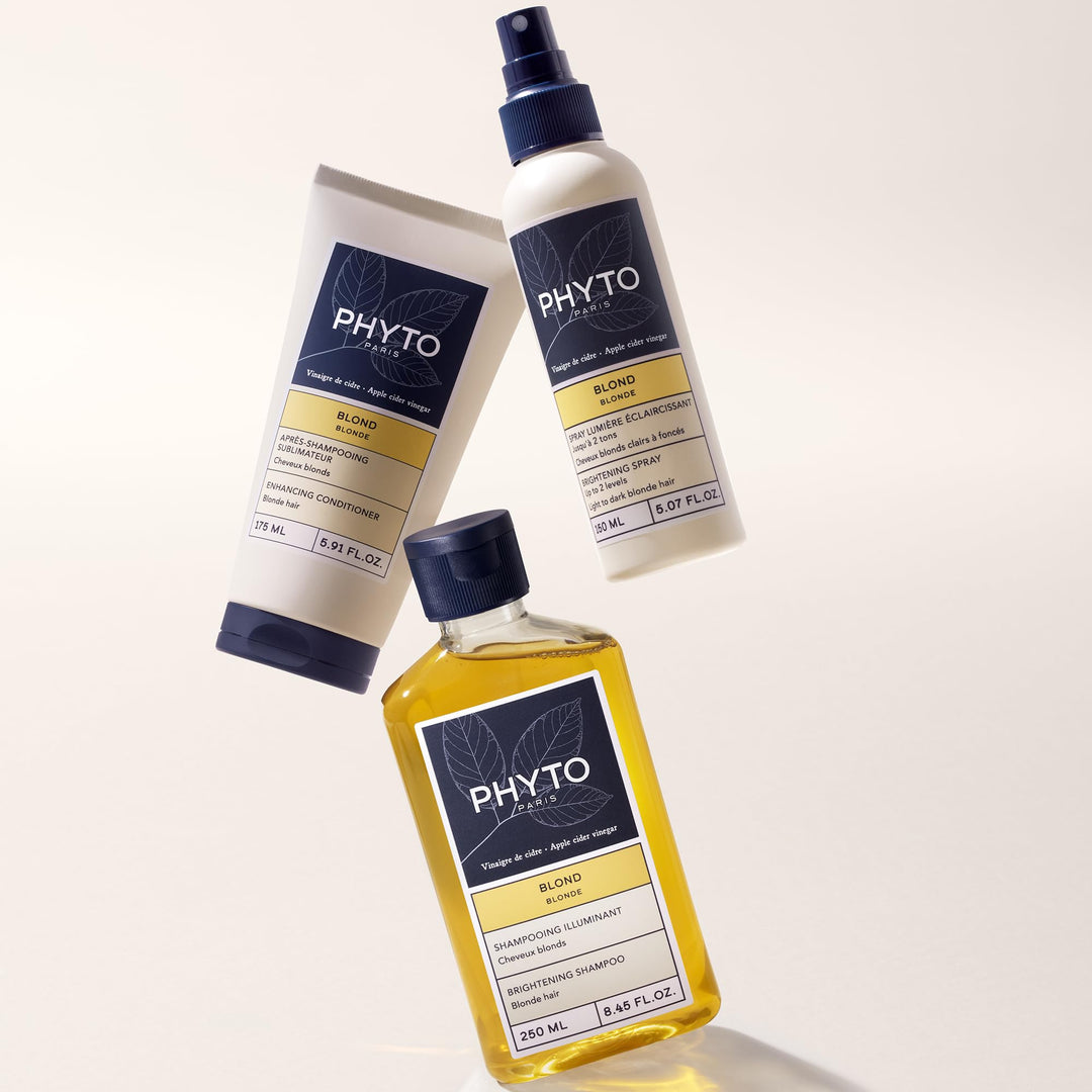 250 ml bottle of brightening shampoo for blonde Unisex hair, vinegar and mallow formula