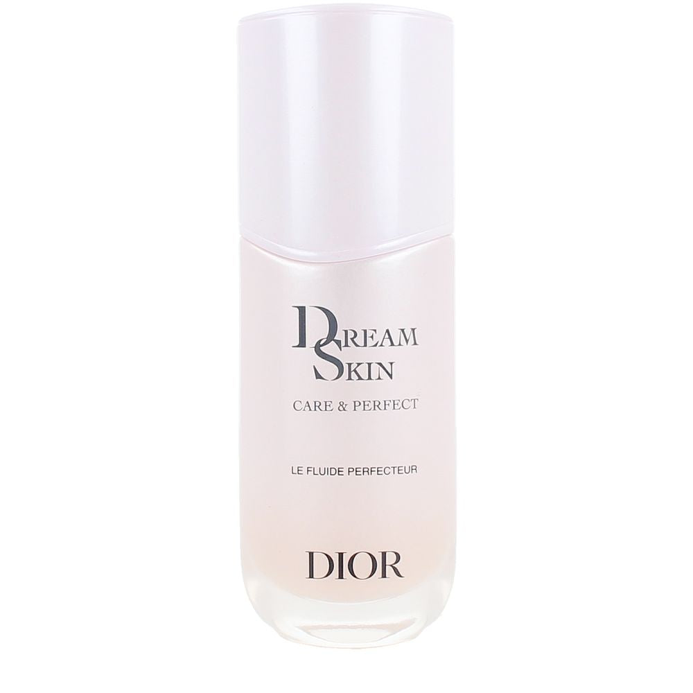 Dior Light pink cylindrical face serum bottle with opaque cap, gradient finish and printed text