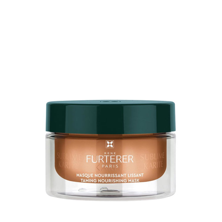 200 ml jar of rich shea hair mask, creamy texture, silicone-free