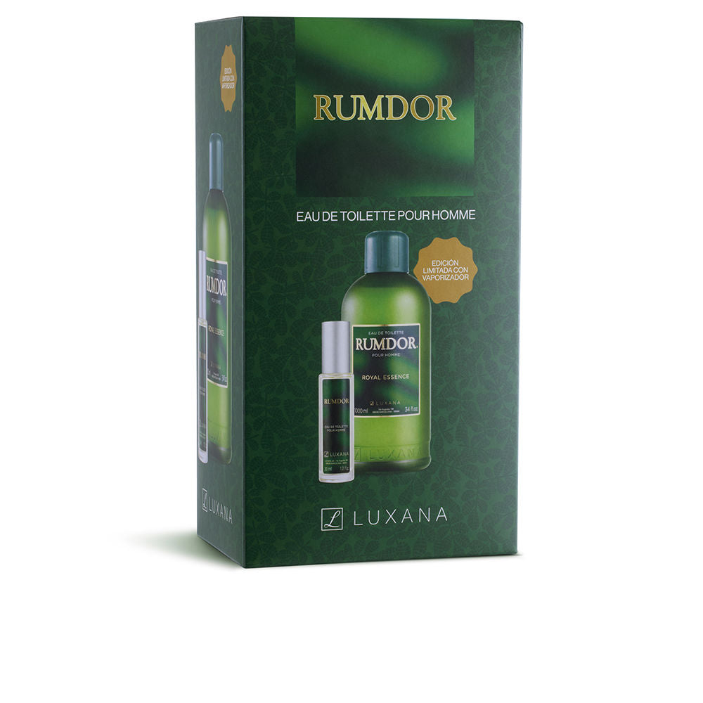 Bottle of woody aromatic eau de parfum for the Modern Man, 2-piece set