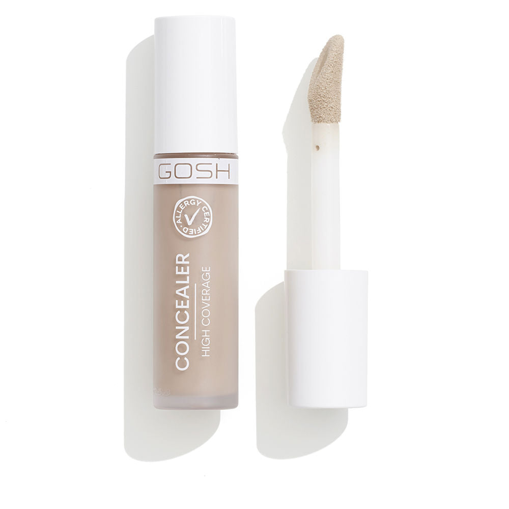 5.5 ml tube concealer in 001 Porcelain, cream texture, natural matte