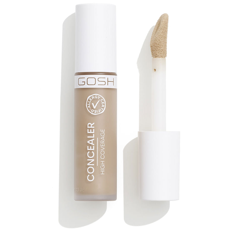 Tube of liquid concealer, shade 004 Natural, 5.5 ml, natural finish