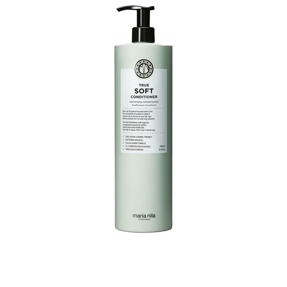 Pump bottle of argan detangling conditioner, 1000 ml, for dry damaged Unisex hair