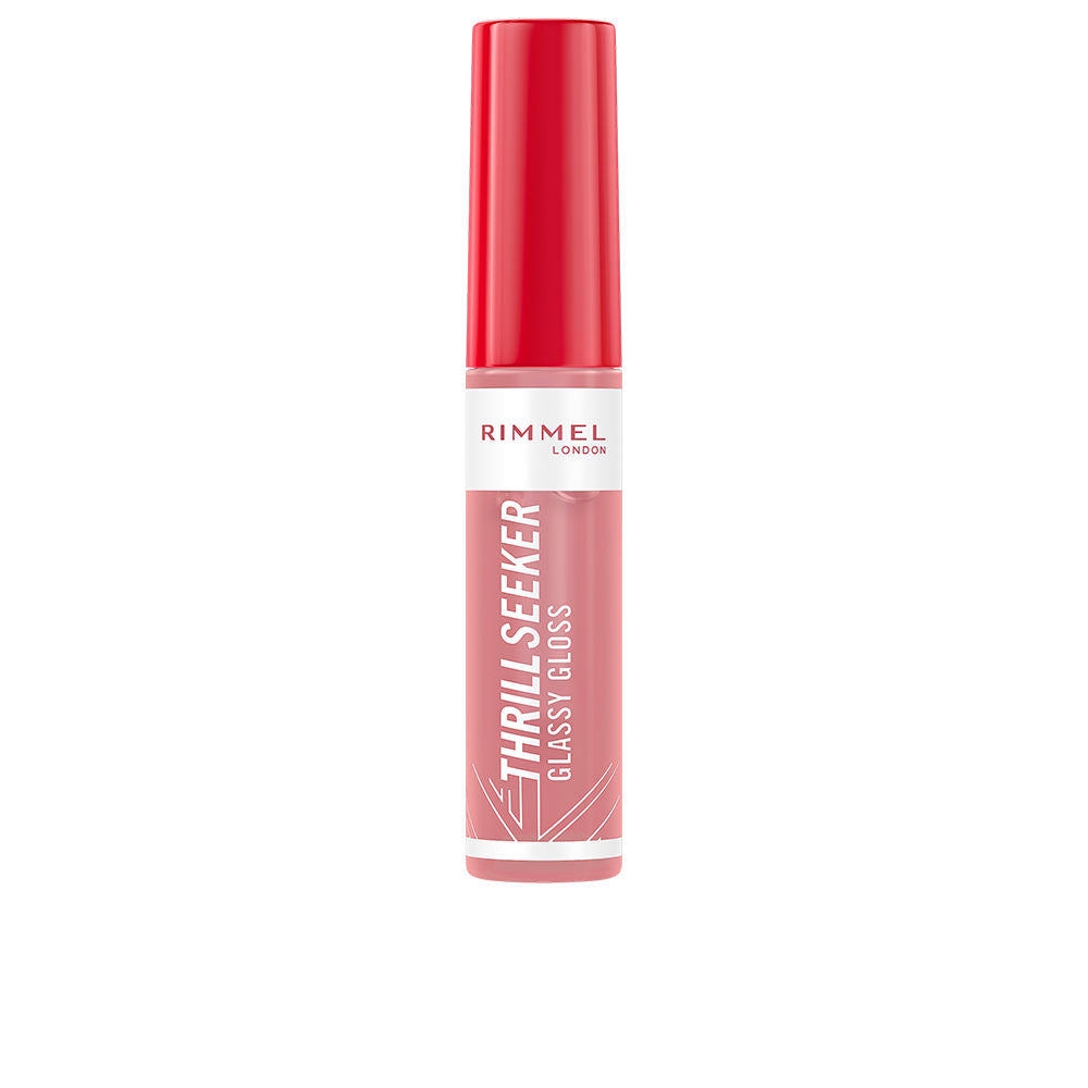 Sheer pink hyaluronic lip gloss in wand applicator, 6 ml tube