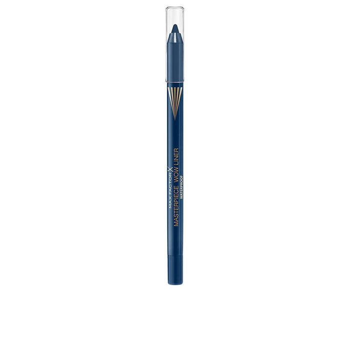 Small 1.2 g pot of dark navy gel eyeliner with creamy texture, labelled waterproof