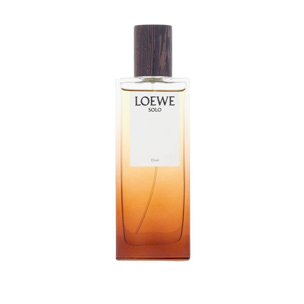Monochrome block bottle with wenge wood cap; aromatic floral amber perfume, 50 ml