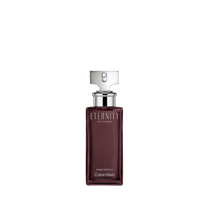Deep burgundy 50 ml perfume bottle with silver accents, amber floral fragrance for Women