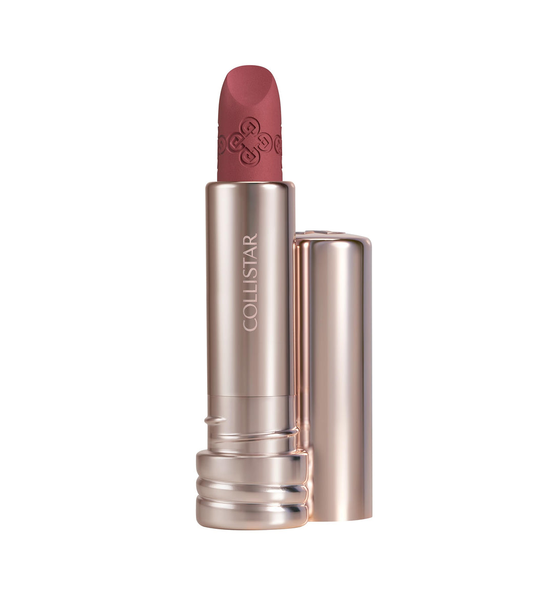 Slim velvet‑finish lipstick in deep rose shade, 3.5 g, Unisex