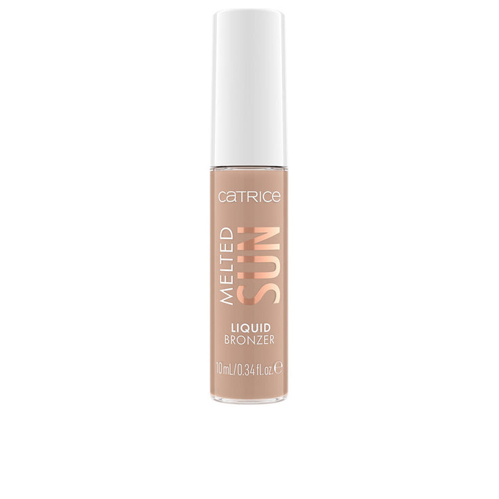 10 ml tube of Melted Sun liquid bronzer in deep chocolate, matte finish