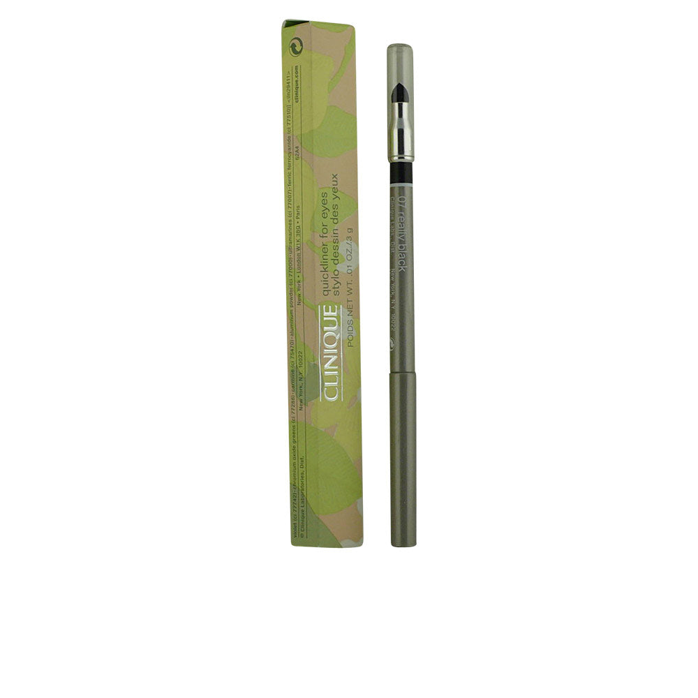 Automatic black cream eye liner pencil with built-in blending sponge, 0.3 g