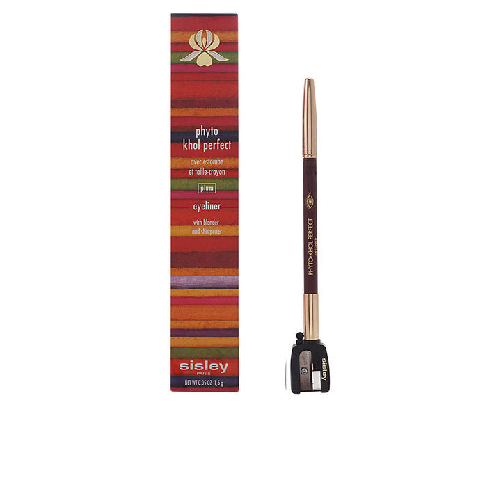 Slim black kohl eyeliner pencil, creamy metallic finish, 1.2 g, Unisex