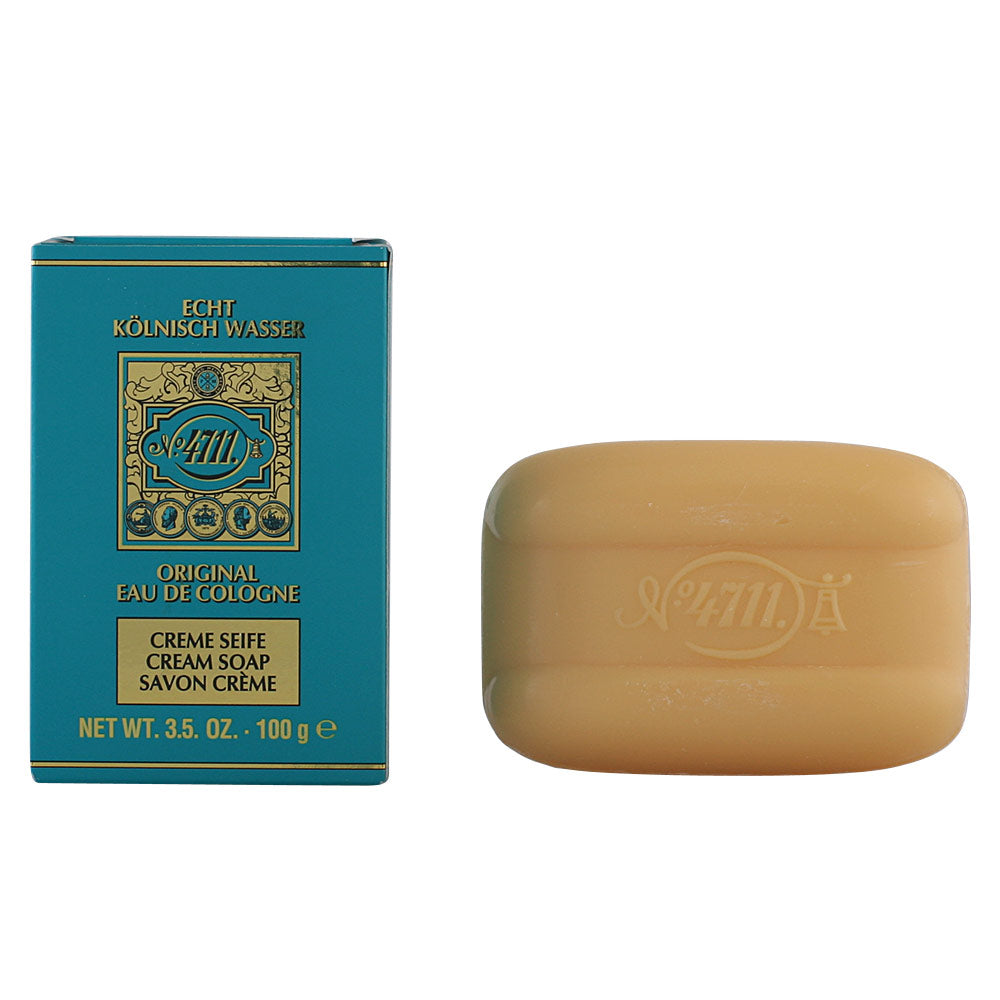 Cream soap presenting 4711 Original fragrance in a refined, sustainable package