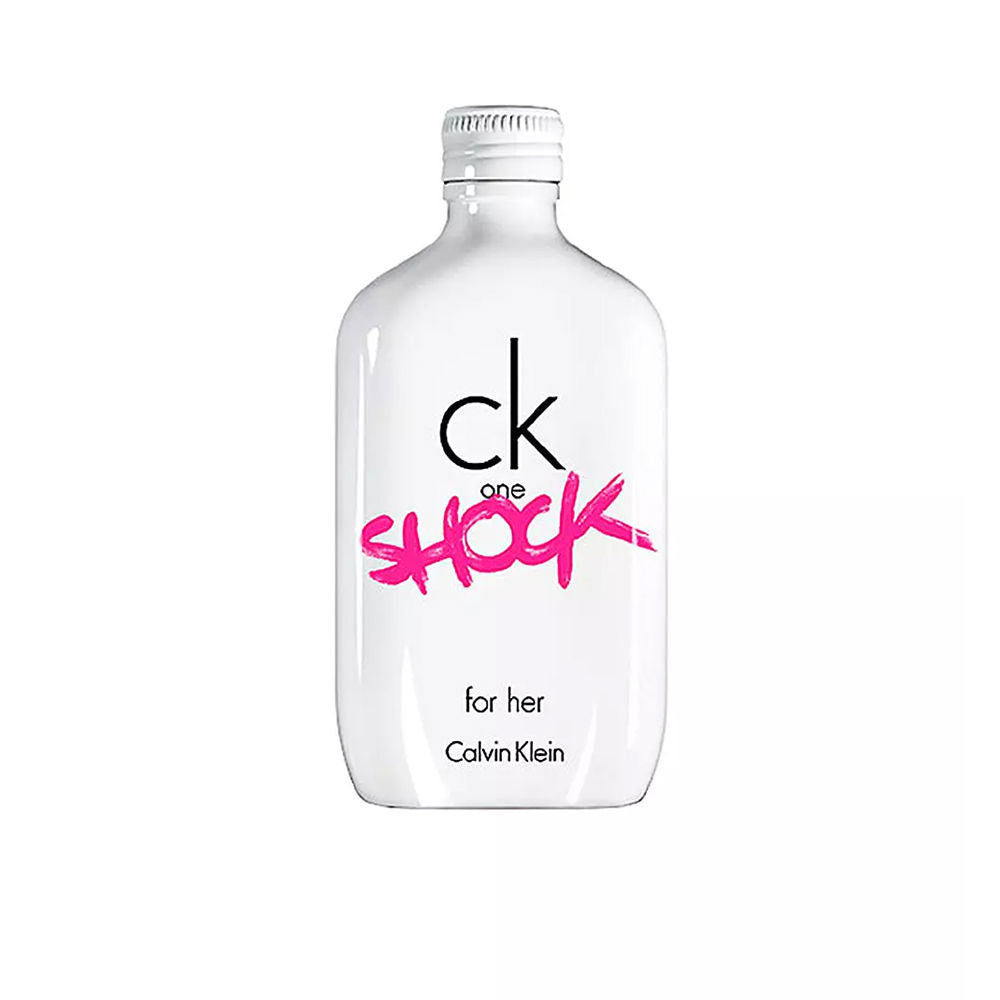 White perfume bottle with fuchsia graffiti, 100 ml, floral-oriental fragrance