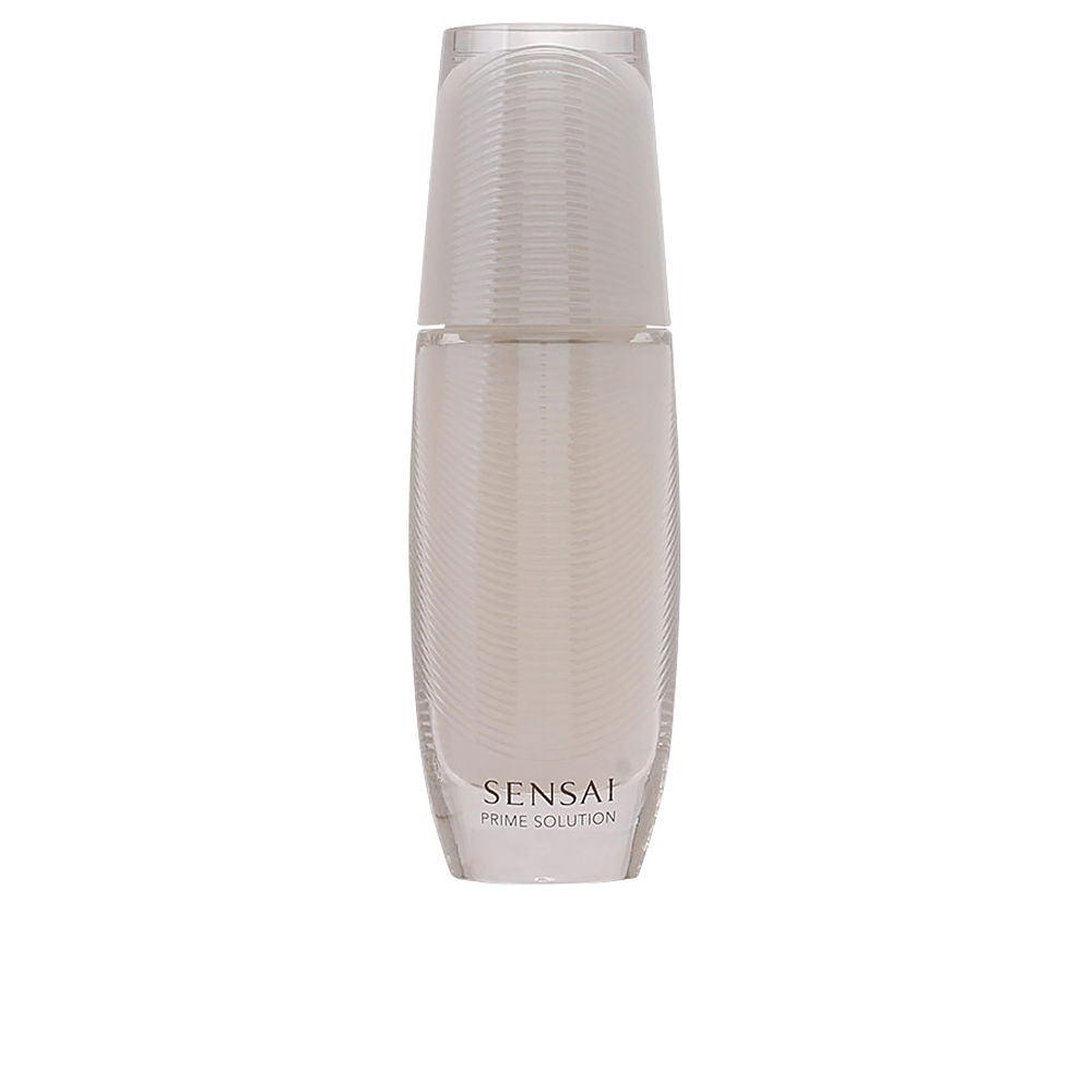 Bottle of Sensai moisturizing treatment lotion with soft floral essence