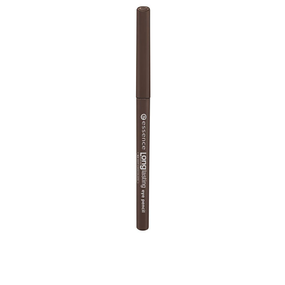 Retractable eye pencil in warm brown shade, slim barrel, 0.28 g