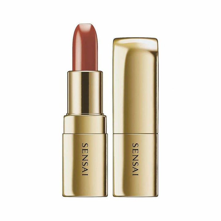 3.5 g silk-infused lipstick, Kuchinashi Nude brown shade, satin finish