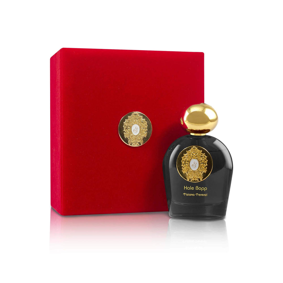 100 ml bottle of Hale Bopp Eau de Parfum, Oriental wood composition, Unisex