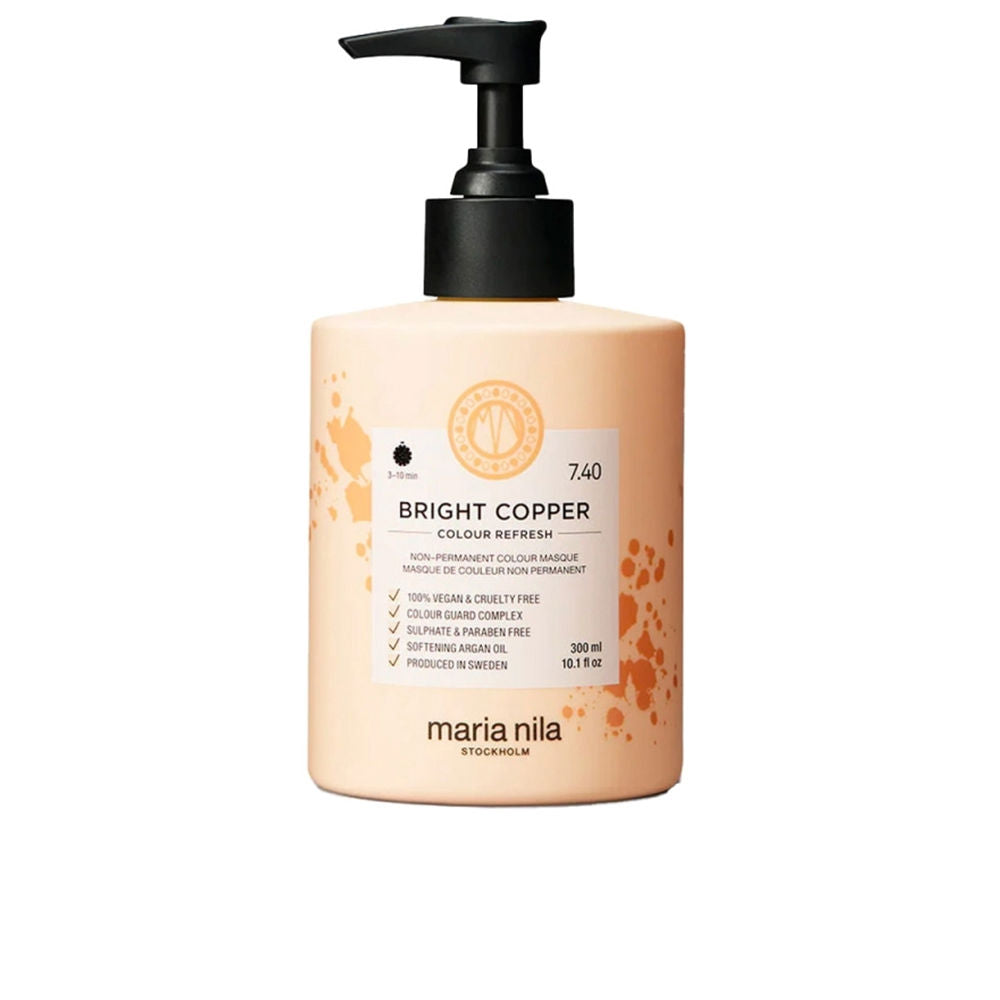 300 ml copper-coloured conditioning hair mask tube for Unisex use