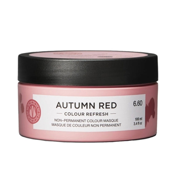 300 ml Autumn Red semi‑permanent hair colour mask in a cream jar, copper pigment