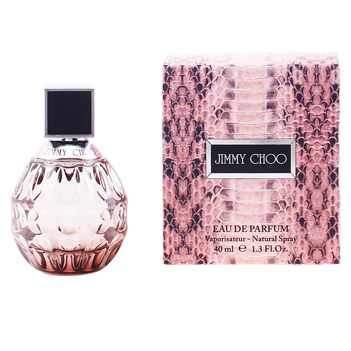 Round pink-hued perfume bottle; 40 ml, chipre-fruity orchid scent