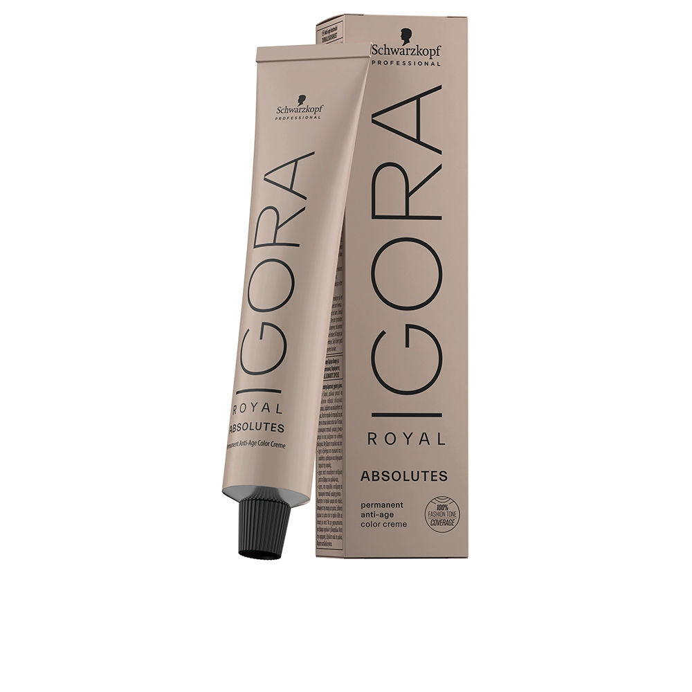 Tube of permanent hair colour creme, shade 6-60, 60 ml, warm brown