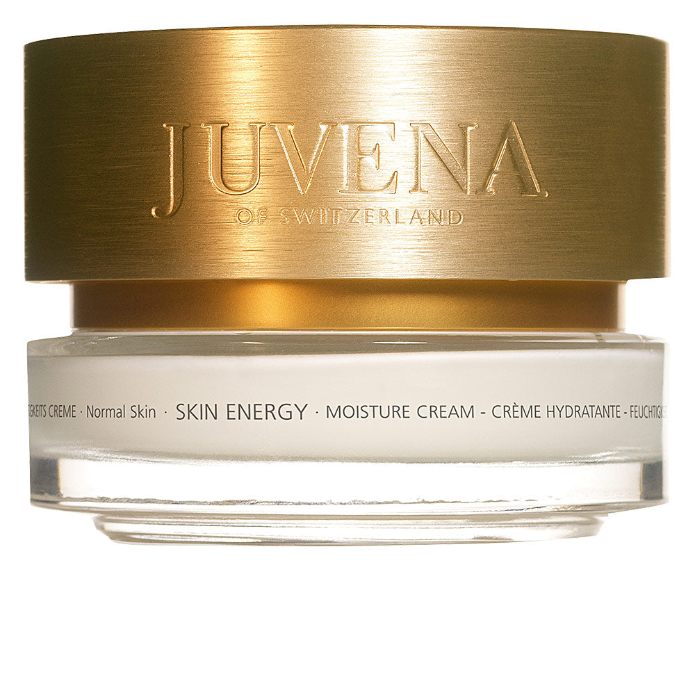 Jar of Juvena SKIN ENERGY Moisture Cream with soft, creamy texture