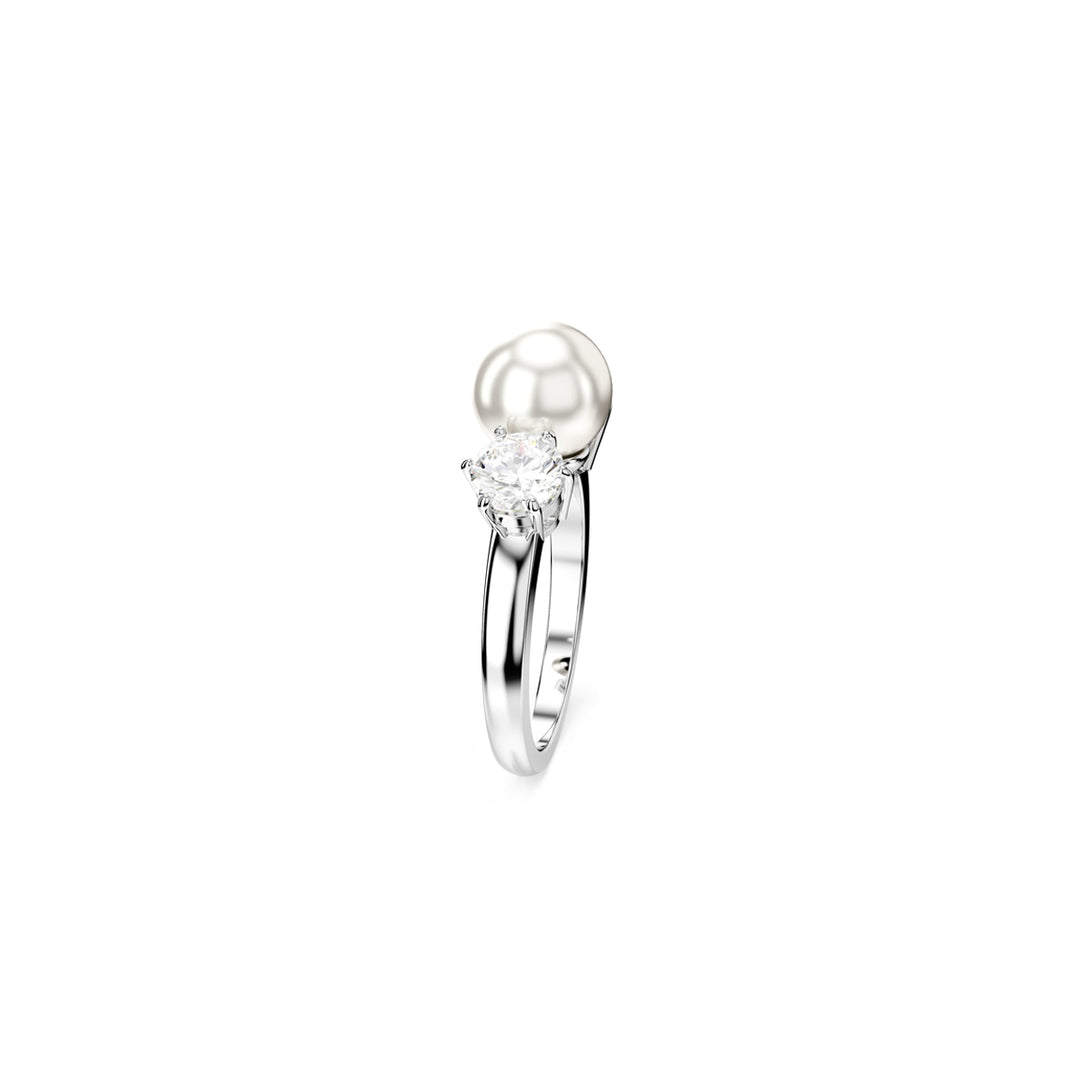 Timeless Elegance Pearl and Diamond Ring