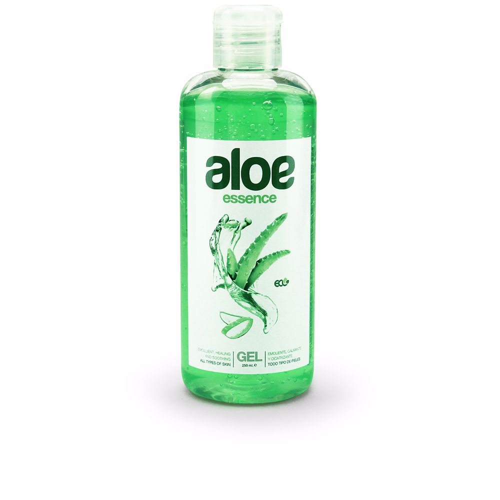 Clear 250 ml tube of cooling aloe vera gel for women, fast-absorbing soothing formula
