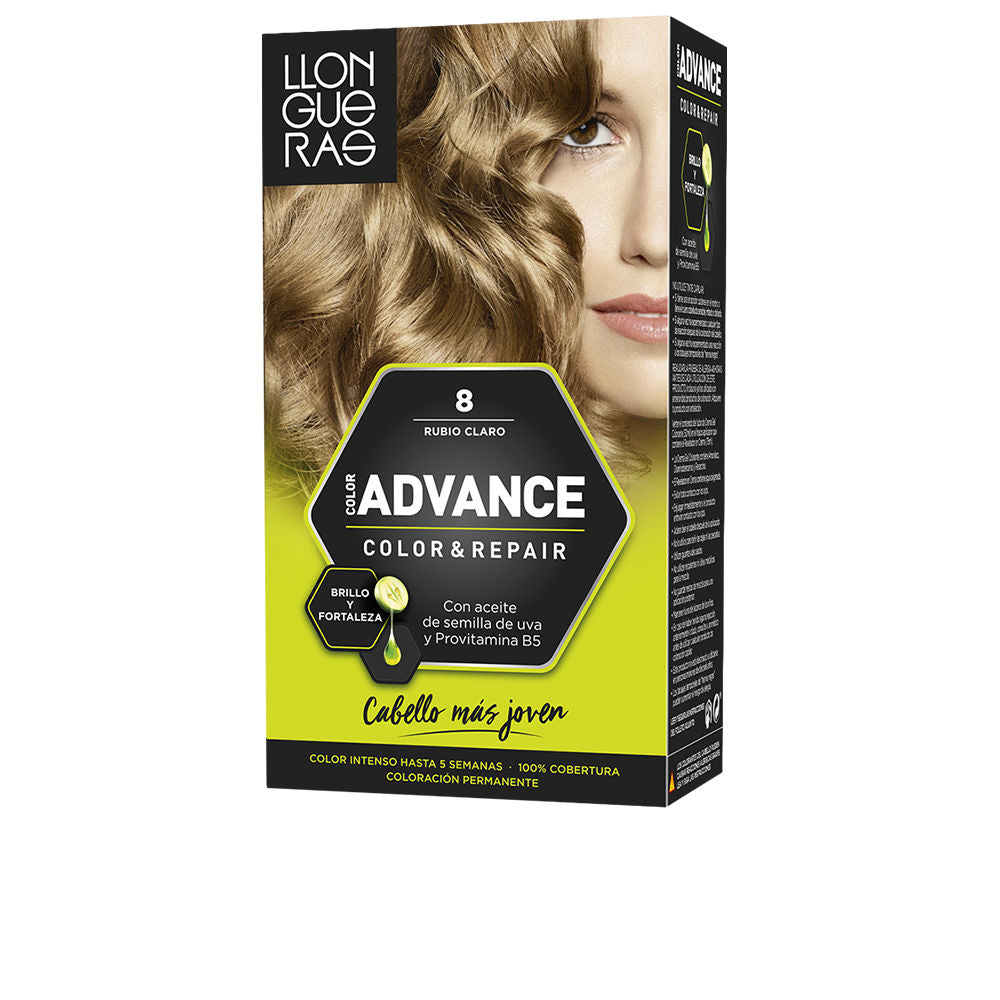 Tube and developer kit for ash blonde permanent hair colour, shade 6.1, 1 unit