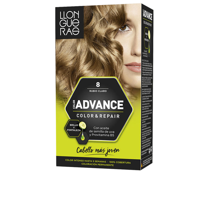 Tube and developer kit for ash blonde permanent hair colour, shade 6.1, 1 unit