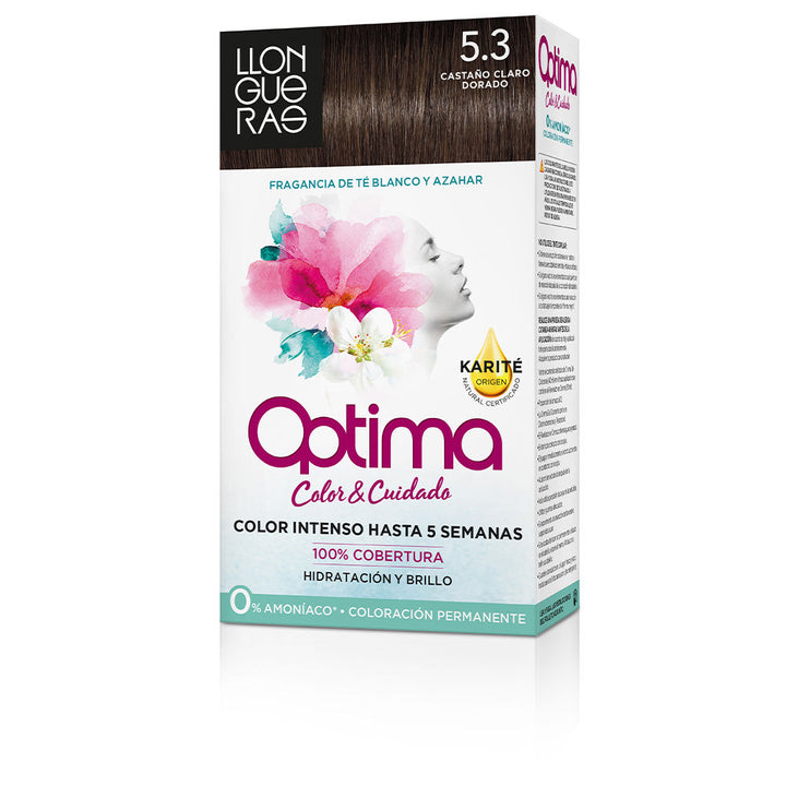Tube and developer of golden-brown permanent hair colour cream, 1 unit